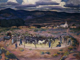 Trilla de burros