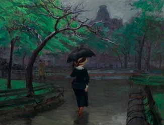 Lluvia de primavera, Nueva York