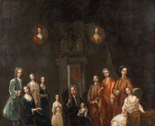 Retrato de Sir Francis Grant, Lord Cullen, y su familia