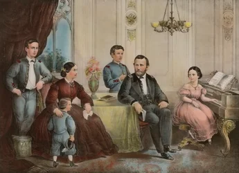 El General Grant y su familia - Dedicado respetuosamente al pueblo de los Estados Unidos