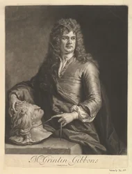 Retrato de Grinling Gibbons