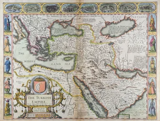 El Imperio turco, de «A Prospect of the Most Famous Parts of the World», impreso por John Dawson para George Humble, 1627
