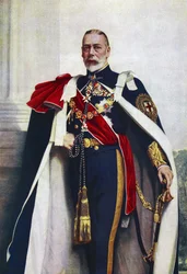 Retrato de Jorge V, Soberano de la Orden de la Jarretera