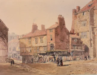 Casas, King Street, cerca de Black Gate