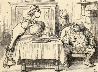 El padre William habiendo comido el ganso, de 