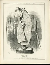 Ilustración de John Tenniel (1820-1914) en Punch