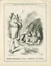 Ilustración de John Tenniel (1820-1914) en Punch