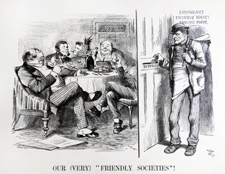 Caricatura de John Tenniel titulada 