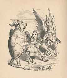 La Falsa Tortuga, Alicia y El Grifo, 1889