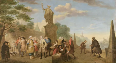 Alegoría del comercio, 1743