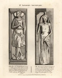 Efigies funerarias en St Saviour