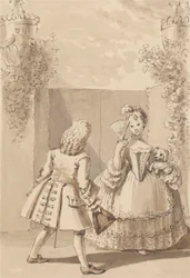 Hogarth declara su amor a la Srta. Thornhill