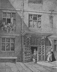 Vista interior del Poultry Compter, Ciudad de Londres, 1813 1911