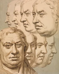 Estudios a partir del busto de Samuel Johnson