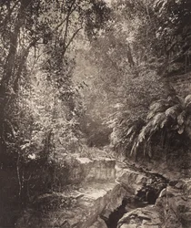 Un puerto de montaña en la isla de Formosa