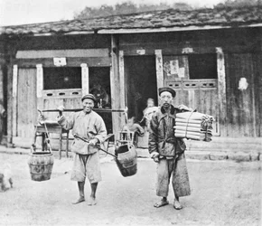 Vendedores ambulantes chinos, c.1870