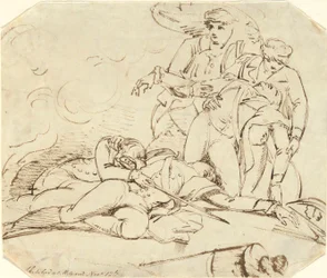 Muerte del general Montgomery en el ataque a Quebec, 31 de diciembre de 1775