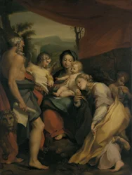 Madonna con el Niño y los santos Jerónimo y María Magdalena