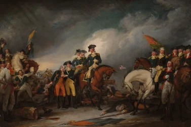 La captura de las arpilleras en Trenton, 26 de diciembre de 1776