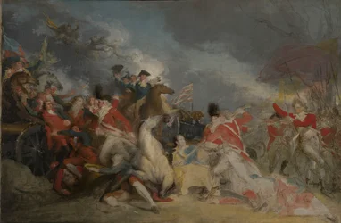 La muerte del general Mercer en la batalla de Princeton, 3 de enero de 1777 (versión inacabada)