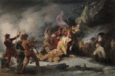 La Muerte del General Montgomery en el Ataque a Quebec, 31 de diciembre de 1775, 1786