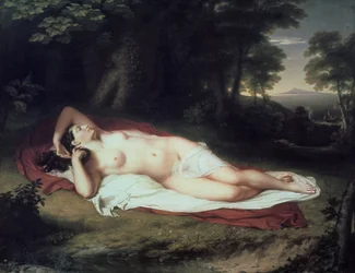 Ariadna dormida en la isla de Naxos, 1809-1814