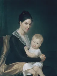 Sra. Marinus Willett y su hijo Marinus, Jr.
