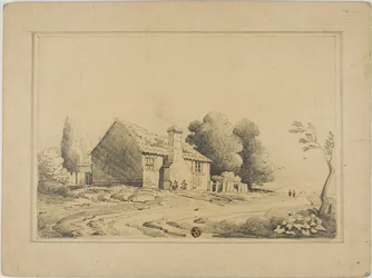Cabaña junto al camino