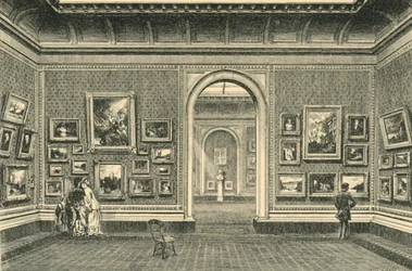 La Galería Sheepshanks, Museo de South Kensington, c1860s, 1881