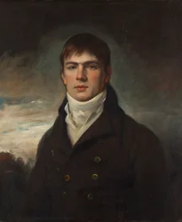 Retrato de John David Gordon de Wardhouse (1774-1850), un "Gordon español" (óleo sobre lienzo)