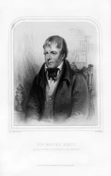 Sir Walter Scott, 1er Baronet, novelista histórico y poeta escocés, 1870