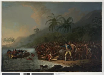 Muerte de Cook, ca. 1781-83
