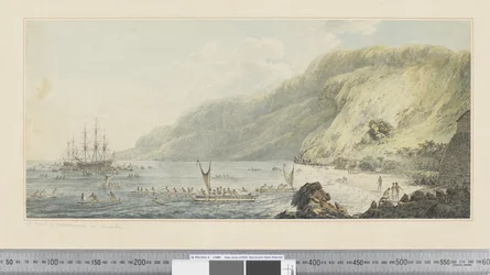 F.39 Una Vista de Karakakooa, en Owyhee, c.1783-84