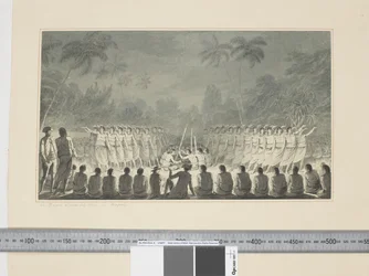 Una danza nocturna por hombres, en Hapaee