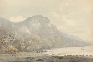 Vista de Cracatoa (sic), Mares de China