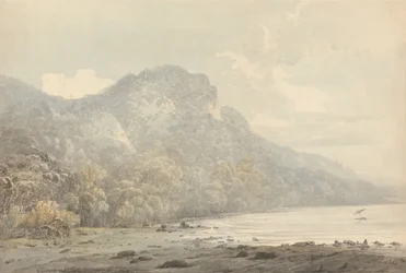 Vista de Cracatoa (sic), Mares de China