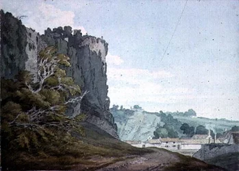 Parte del castillo de Chepstow, Monmouthshire
