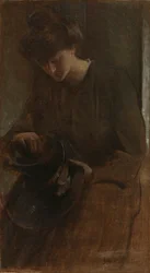 Un trabajador, ca. 1898