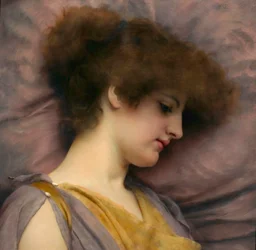 Pensamientos lejanos, por John William Godward