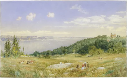 The Palisades, c.1870 (acuarela)