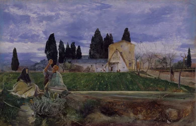 Primavera en España: cerca de Gordella, 1869
