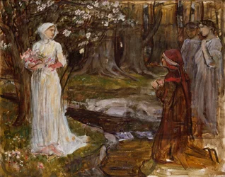 Dante y Beatriz, 1915