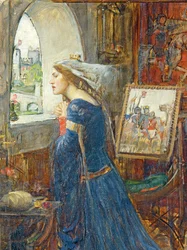 Fair Rosamund, c.1916 (óleo sobre lienzo) (detalle de 239421)