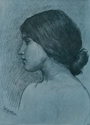 Estudio de una Cabeza, c1899