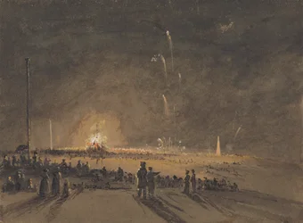 Un espectáculo de fuegos artificiales