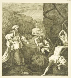 Retablo de Hogarth - Sellando la tumba