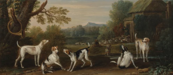 Soltando los perros, c.1765