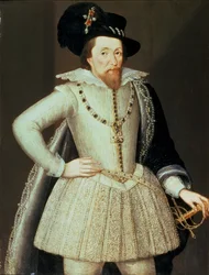 Jacobo I, retrato de medio cuerpo