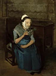 Retrato de un Sirviente de Bramham Park, Yorkshire