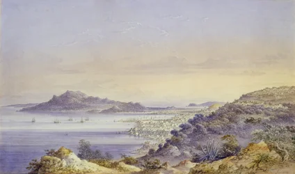 La ciudad y el puerto de Zante